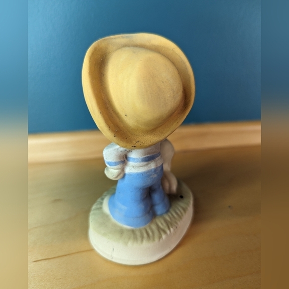 Vintage UCTCI Japan Poppet Hat Boy Figurine with Puppy Dog - Picture 4 of 8